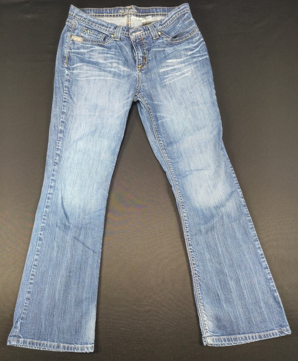 Cruel Girl Danika Junior 13R Relaxed Fit Bootcut Jeans Embroidered Cross Pockets